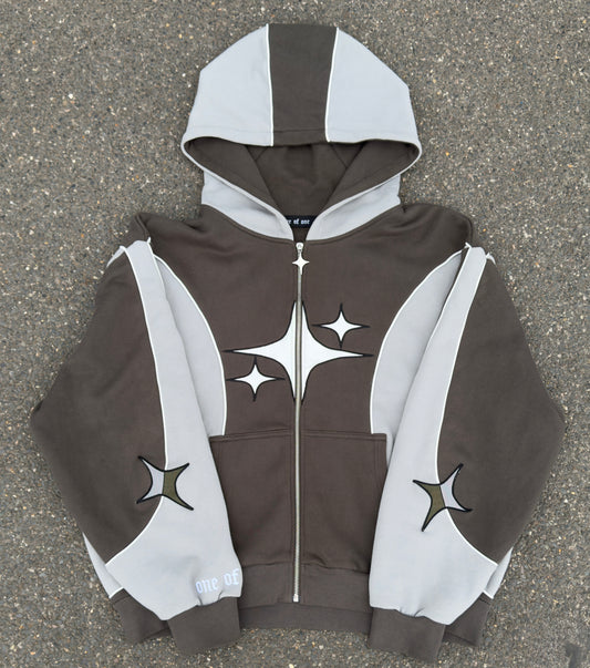 Two Tone Hoodie [Cloudy Grey/Black]