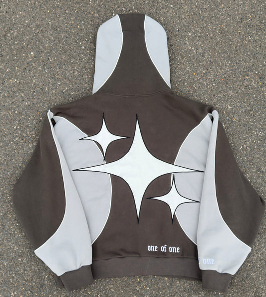 Two Tone Hoodie [Cloudy Grey/Black]