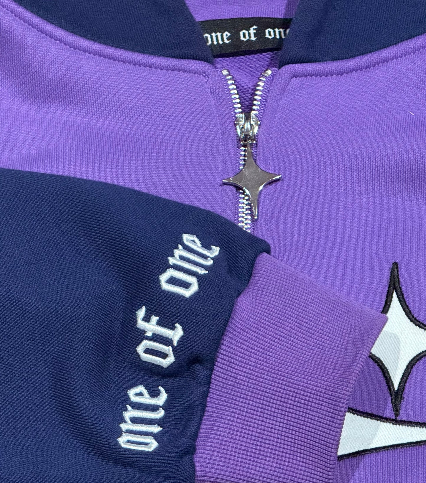 Two Tone Hoodie [Grape Purple/Navy]